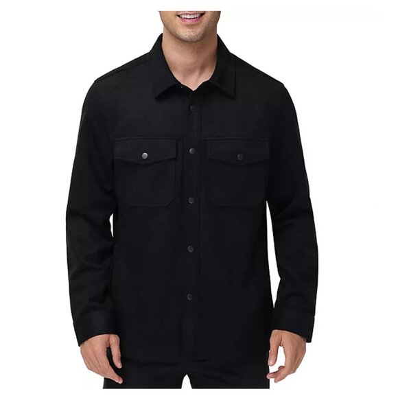 Frye Black Casual Button Down Shirt with Classic Design - Picture 2 of 7